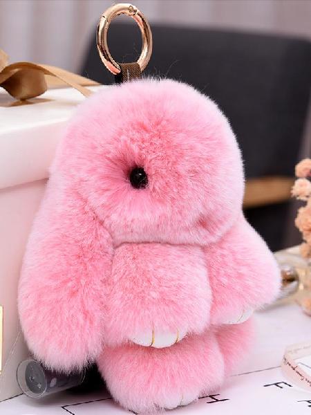 Plush bunny keychain pendant or bag ornament, Canadian Online Jewelry,Accessories & Plush Toy Store