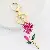 Creative cute rhinestone rose keychain,AllCute.ca