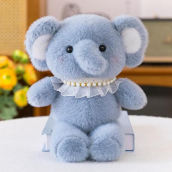 Pearl Elephant Plush Toy 25cm, Canadian Online Jewelry, accessories and plush toy store