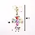 Fashionable and creative metal rhinestone cross keychain pendant,AllCute.ca