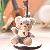 Popular cute teddy bear plush toy keychain bag charm,allcute.ca
