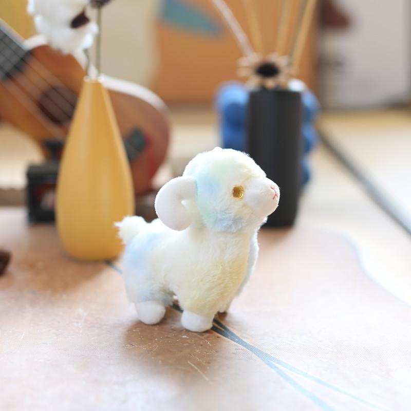 Cute little sheep plush toy keychain bag charm,allcute.ca
