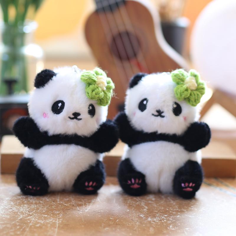 Cute and adorable panda keychain plush toy doll,allcute.ca