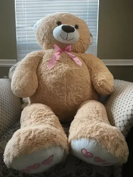 Jumbo Light Brown Teddy Bear 53 Inches with Free shipping, Canadian Online Jewelry,Accessories & Plush Toy Store