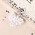 Creative new handmade woven pearl heart decorative bag charm,allcute.ca