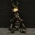 Unique and creative brass-look skull soldier keychain,allcute.ca