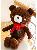 Cute Teddy Bear with scarf and long legs 60cm,AllCute.ca
