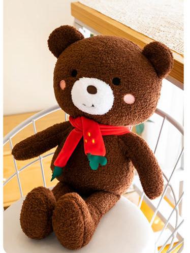 Cute Teddy Bear with scarf and long legs 60cm,AllCute.ca