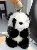 Super soft Imitation mink fur panda car keychain pendant,AllCute.ca