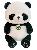 Sitting Panda Plush toy stuffed animal,AllCute.ca