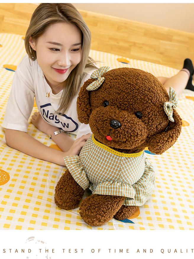 Cartoon Teddy Dog Plush Toy Puppy Doll,AllCute.ca