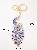 Creative and fashionable exquisite rhinestone peacock keychain,AllCute.ca