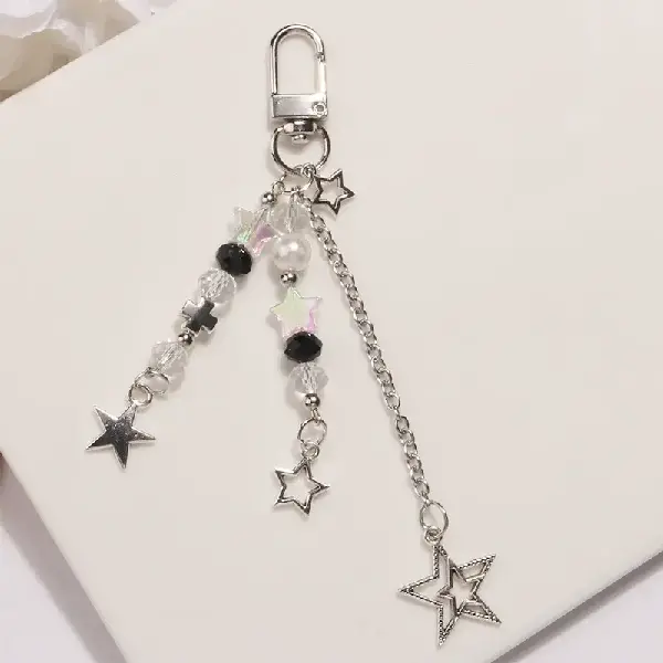 Hot Girl Style Hollow Five-pointed Star phone chain, Canadian Online Jewelry, accessories and plush toy store