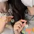 Handmade braided rope necklace peace buckle pendant for girlfriend,AllCute.ca