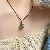 Braided Rope Peace Buckle Pendant Necklace,AllCute.ca