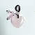 Agate Rose Quartz Heart Shape Pendant 25mm,AllCute.ca