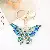 Fashion Crystal Rhinestone Butterfly Keychain,AllCute.ca