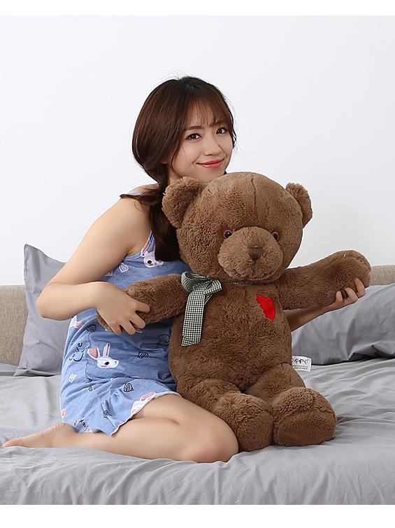 Excellent Quality Teddy Bear with heart on chest,AllCute.ca